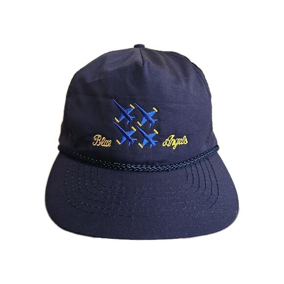Blue Angels Squadron Formation Vintage Men’s Snap Back Hat Otto Cap - Picture 1 of 7